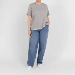 Clearance Samoon By Gerry Weber Samoon Wide Leg Jeans Light Blue