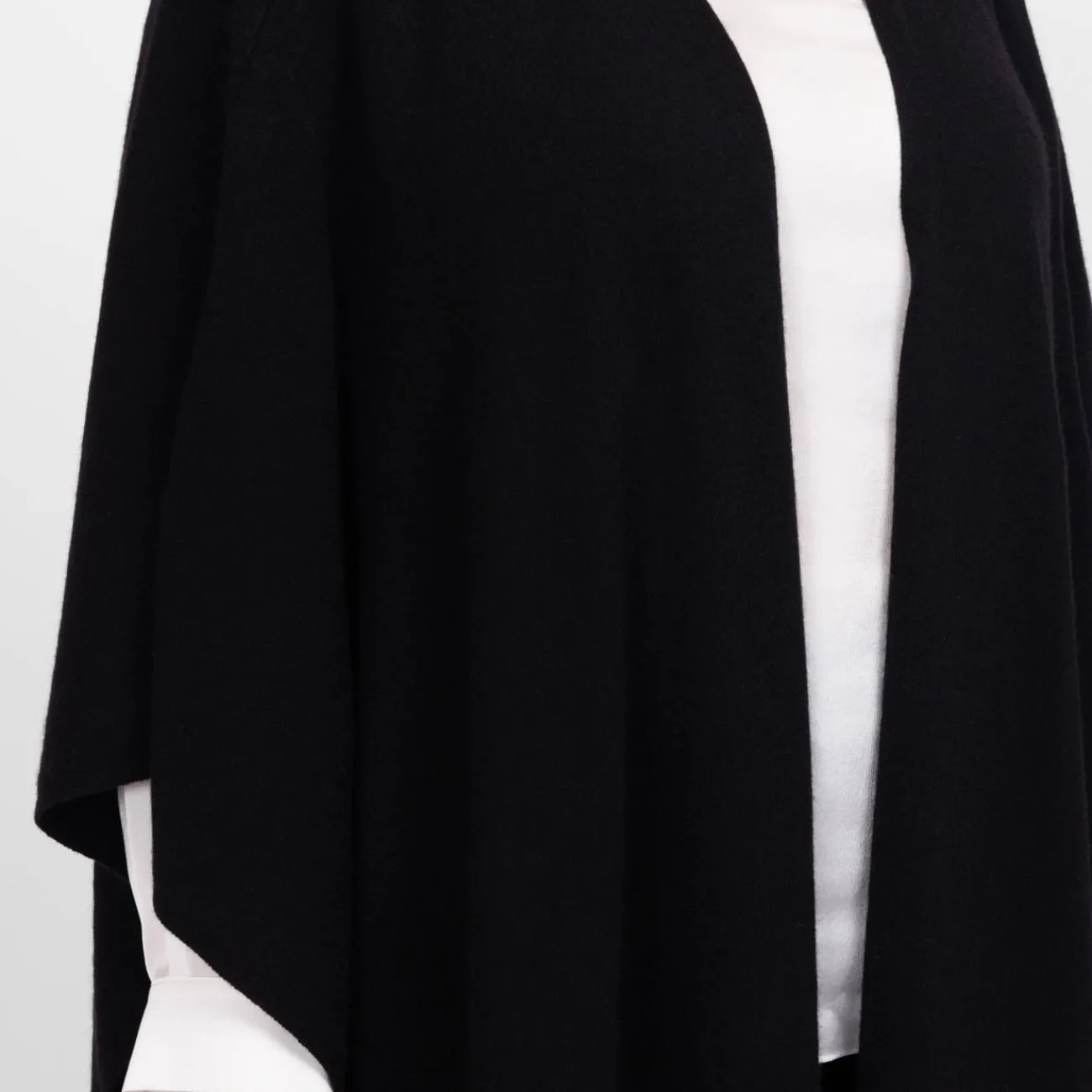 Outlet Sandra Portelli Cashmere Cape Black