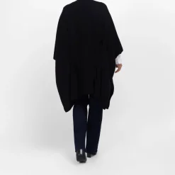 Outlet Sandra Portelli Cashmere Cape Black