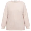 Sale Sandra Portelli Ribbed Cashmere Sweater Oyster