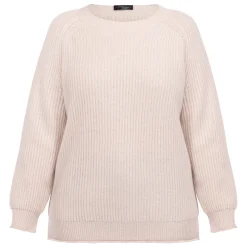 Sale Sandra Portelli Ribbed Cashmere Sweater Oyster