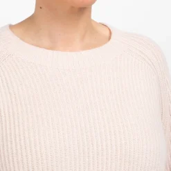 Sale Sandra Portelli Ribbed Cashmere Sweater Oyster