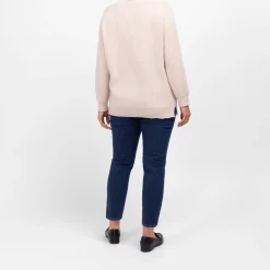 Sale Sandra Portelli Ribbed Cashmere Sweater Oyster