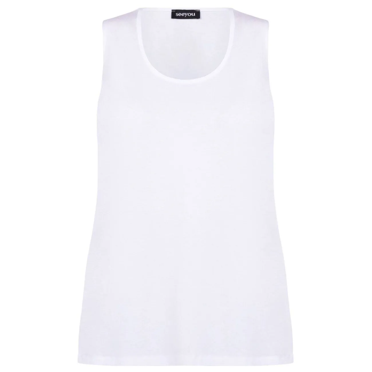 Outlet BIGGI M SeeYou by Stretch Jersey Vest White