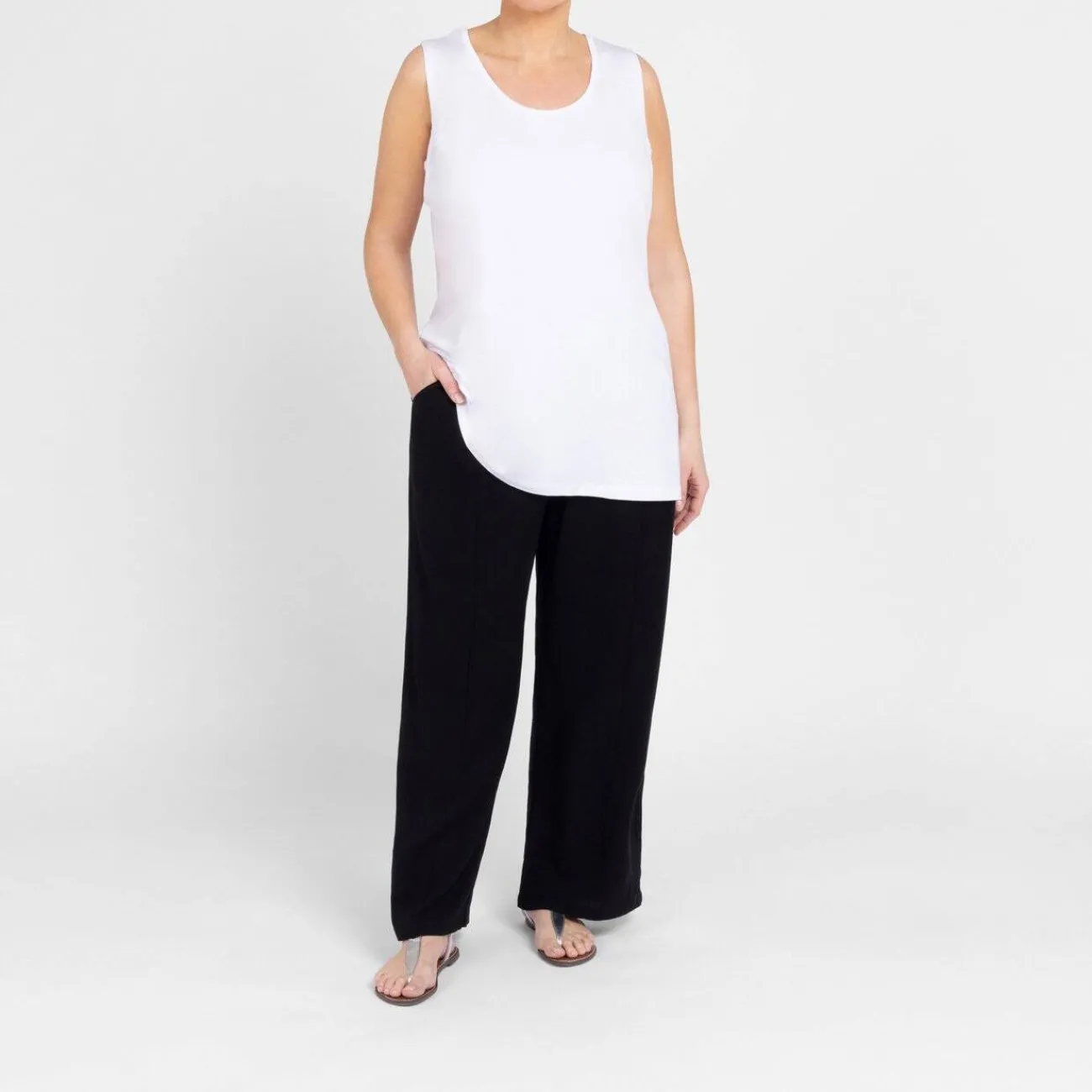 Outlet BIGGI M SeeYou by Stretch Jersey Vest White