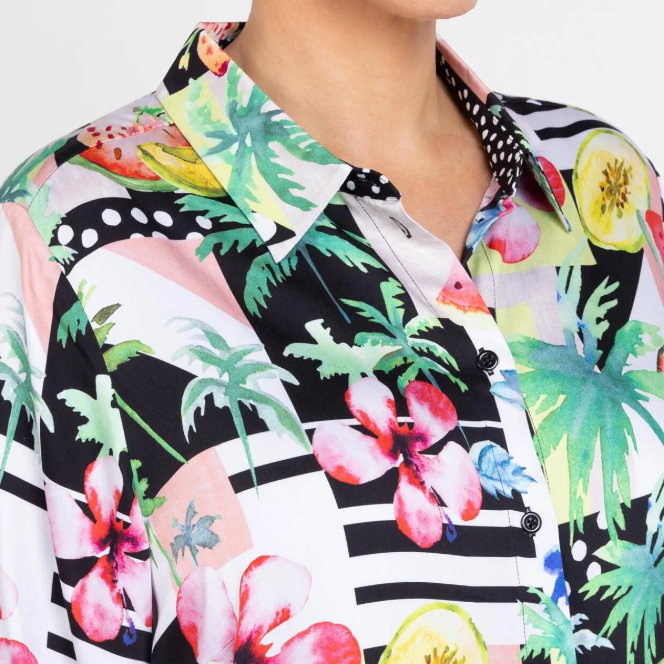 Outlet BIGGI M SeeYou by Tropical Print Shirt Multi-Colour