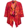 Hot Tia Jacket Print Coral