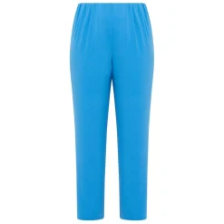 Discount Tia Pull On Satin Jersey Trousers Turquoise