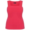 Sale Tia Square Neck Vest Coral