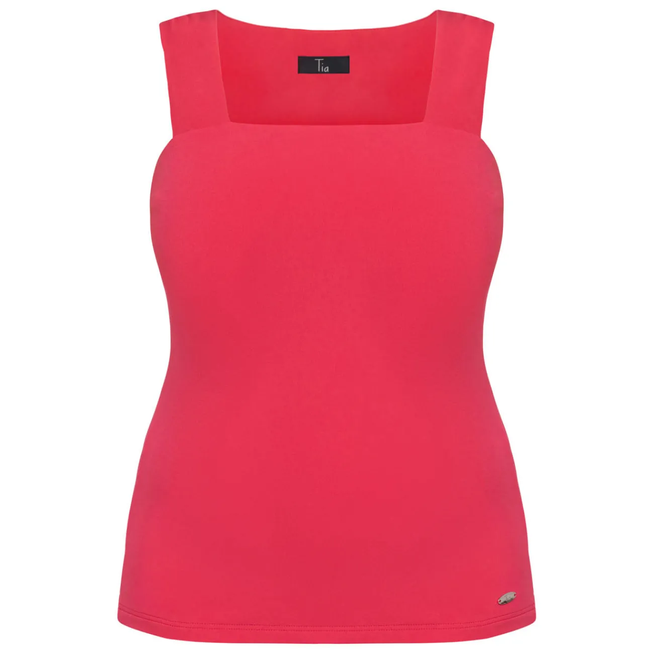 Sale Tia Square Neck Vest Coral