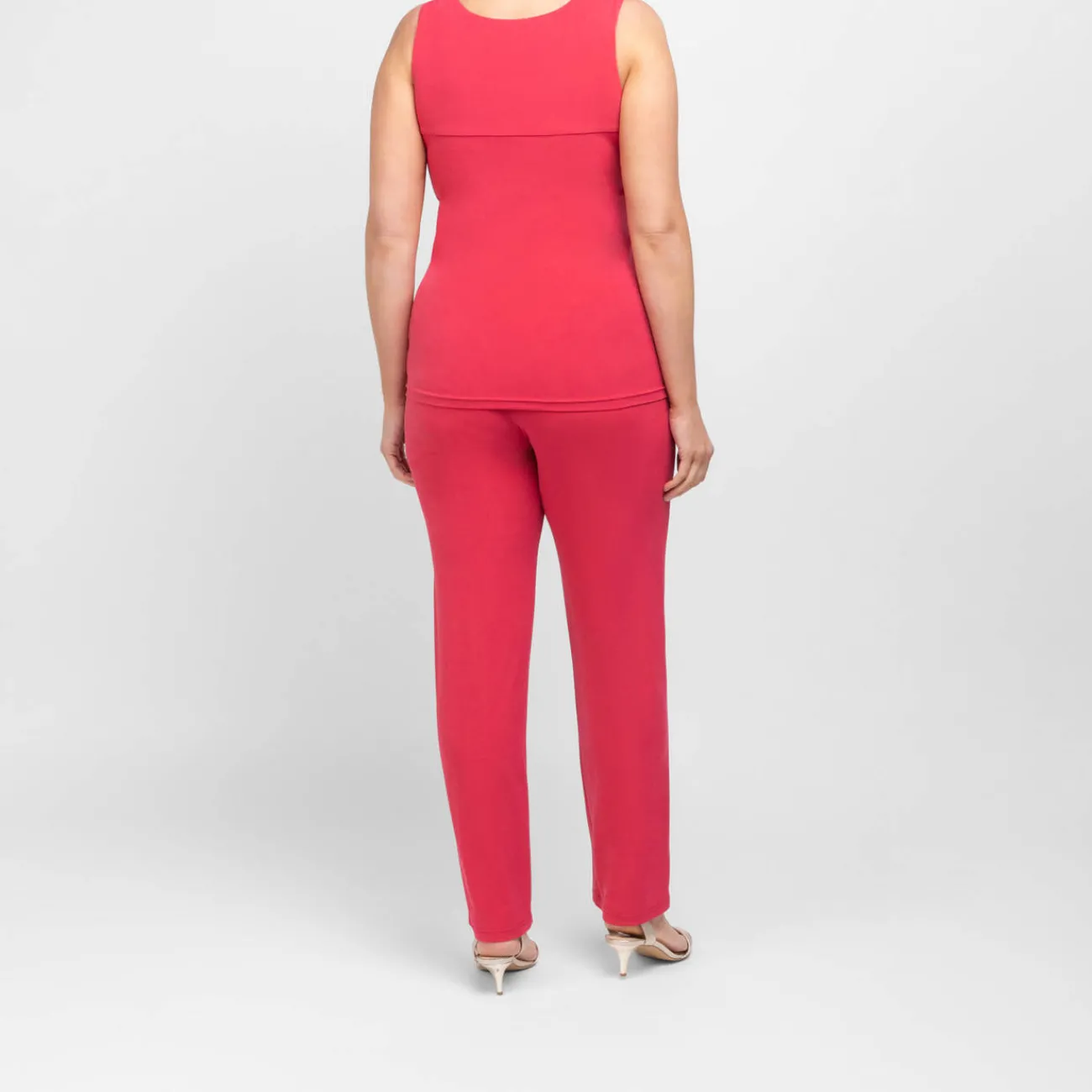 Sale Tia Square Neck Vest Coral