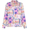 Outlet Spanish Shirt Company Tinta & Bariloche Abstract Print Shirt Pink