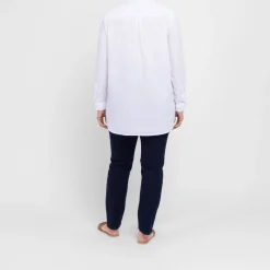 Online Spanish Shirt Company Tinta & Bariloche Cotton Linen Shirt White