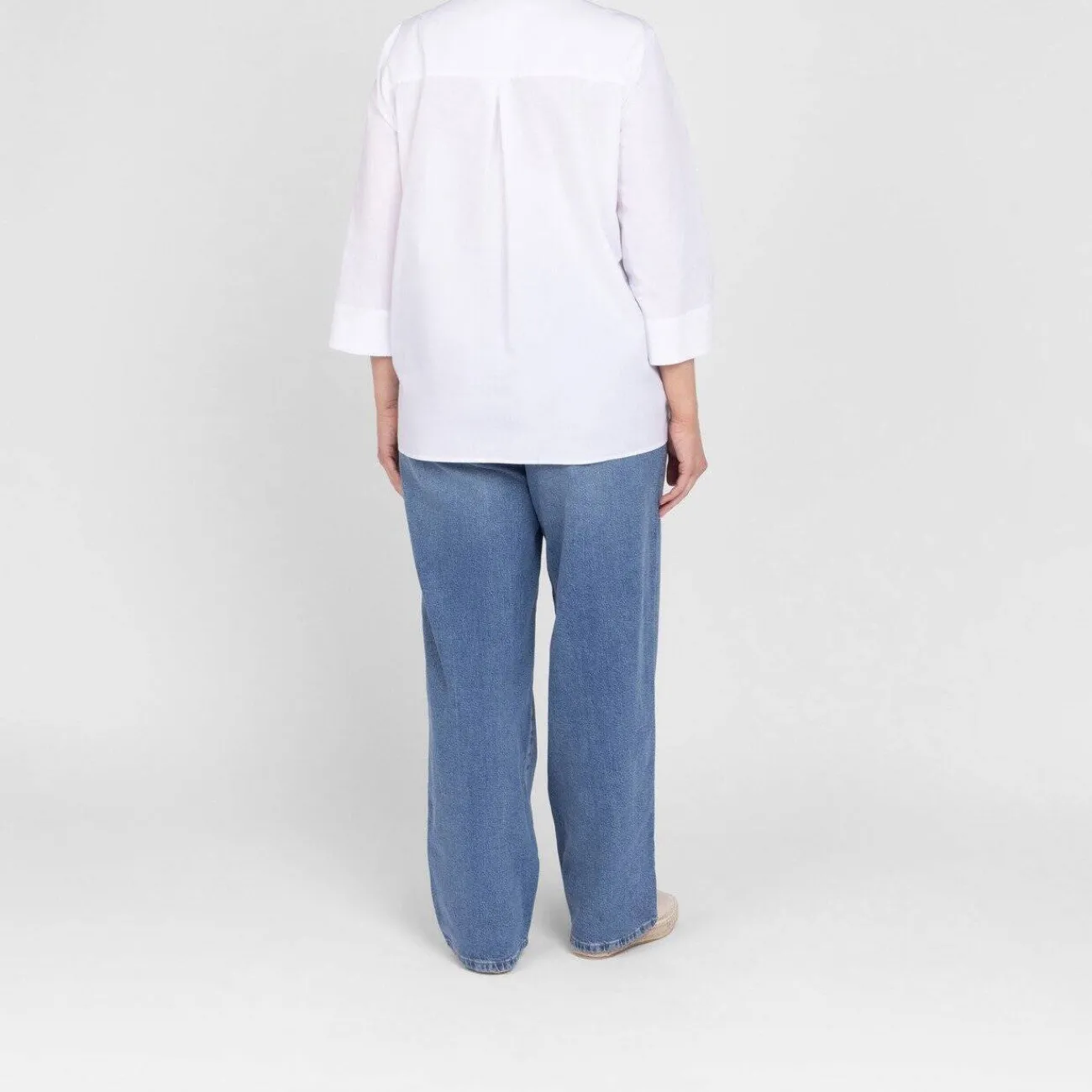 Online Spanish Shirt Company Tinta & Bariloche Cotton Tunic White
