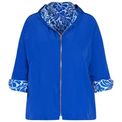 Best Spanish Shirt Company Tinta & Bariloche Reversible Raincoat Royal Blue