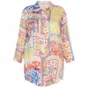 Outlet Spanish Shirt Company Tinta & Bariloche Tile Print Shirt Multi Colour