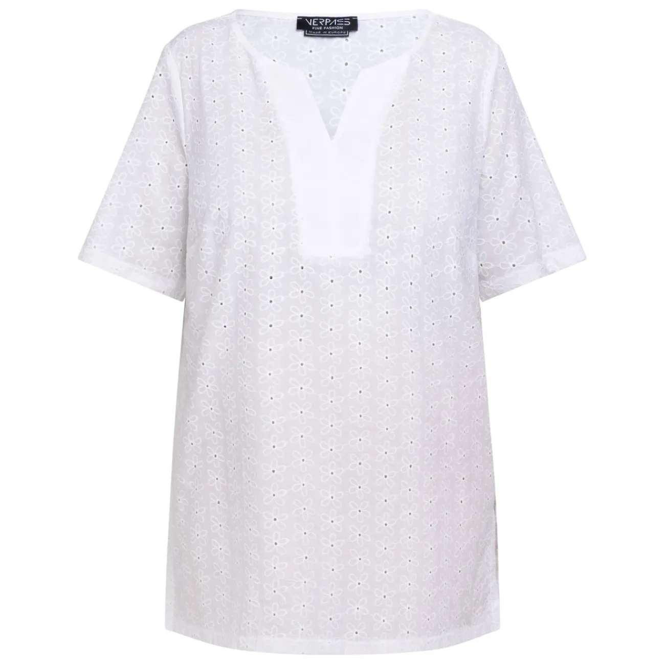 New Verpass Broderie Anglaise Tunic White