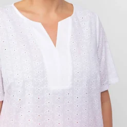 New Verpass Broderie Anglaise Tunic White