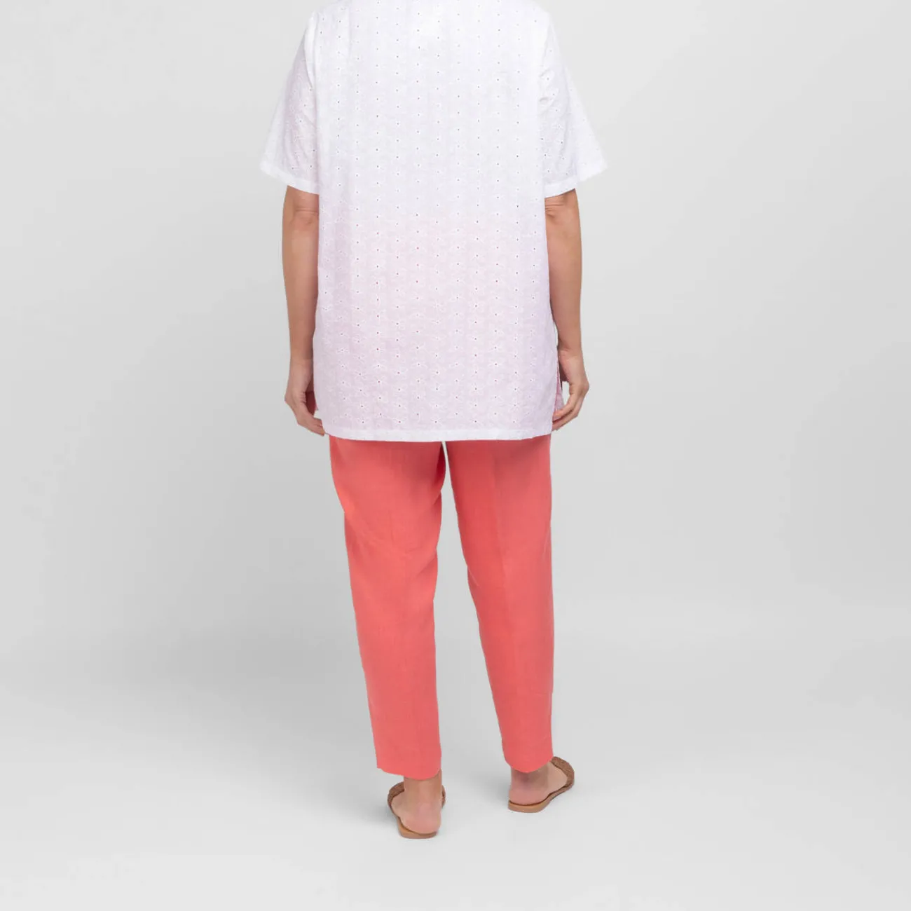 New Verpass Broderie Anglaise Tunic White