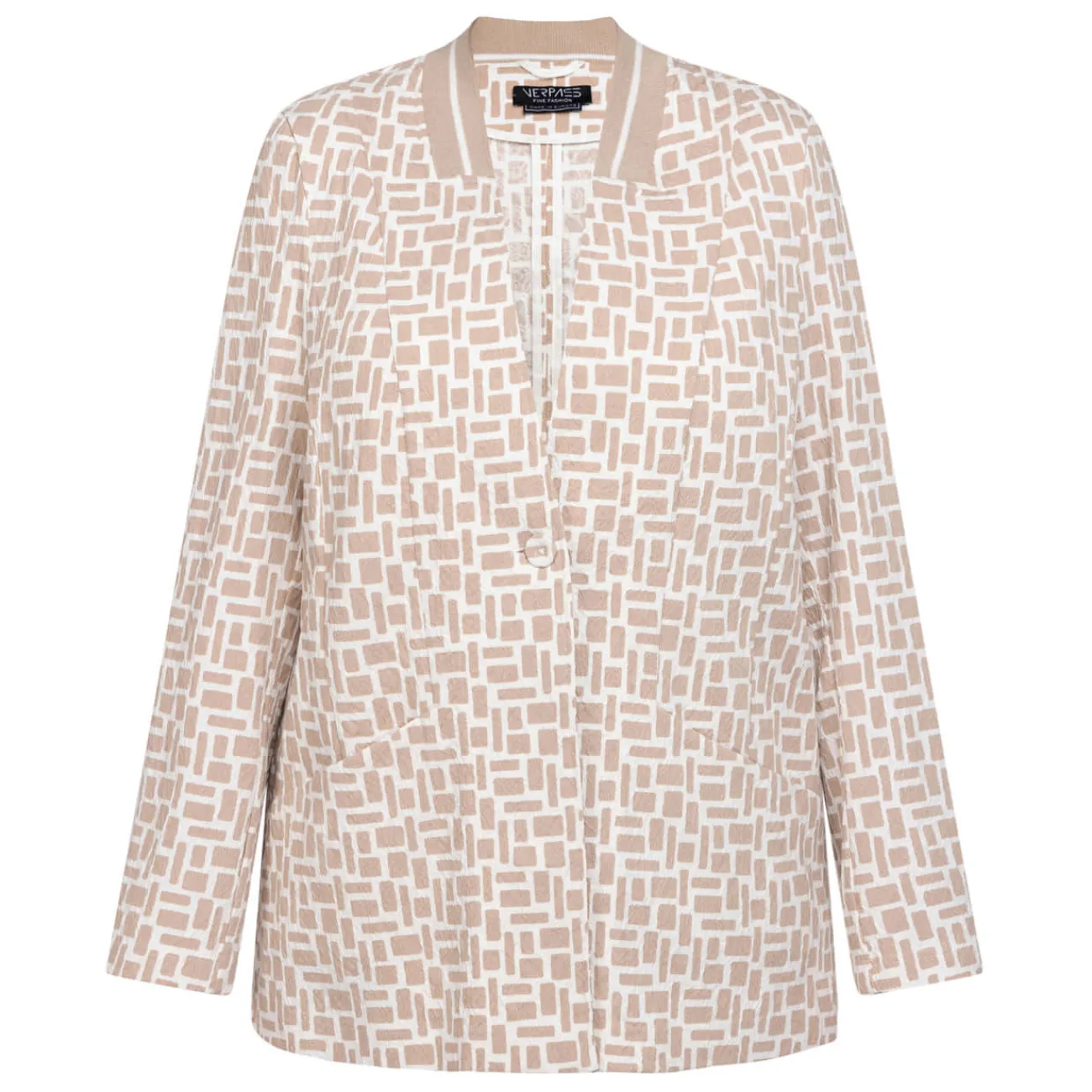 Sale Verpass Jacket Print Beige
