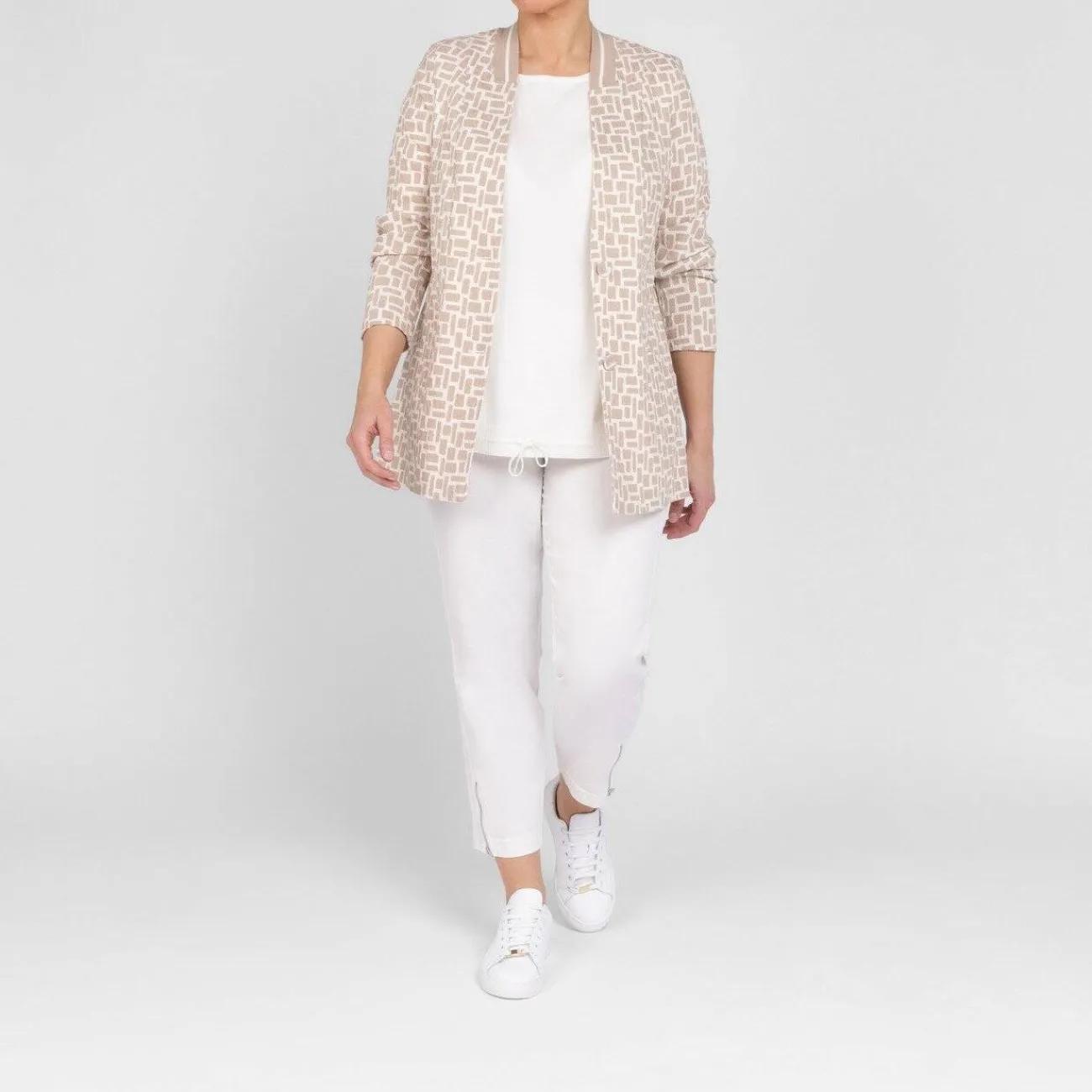 Sale Verpass Jacket Print Beige