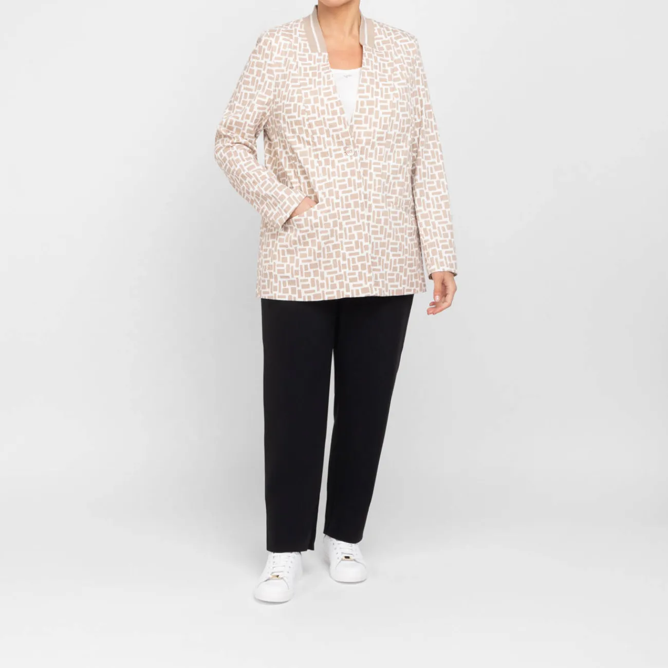 Sale Verpass Jacket Print Beige
