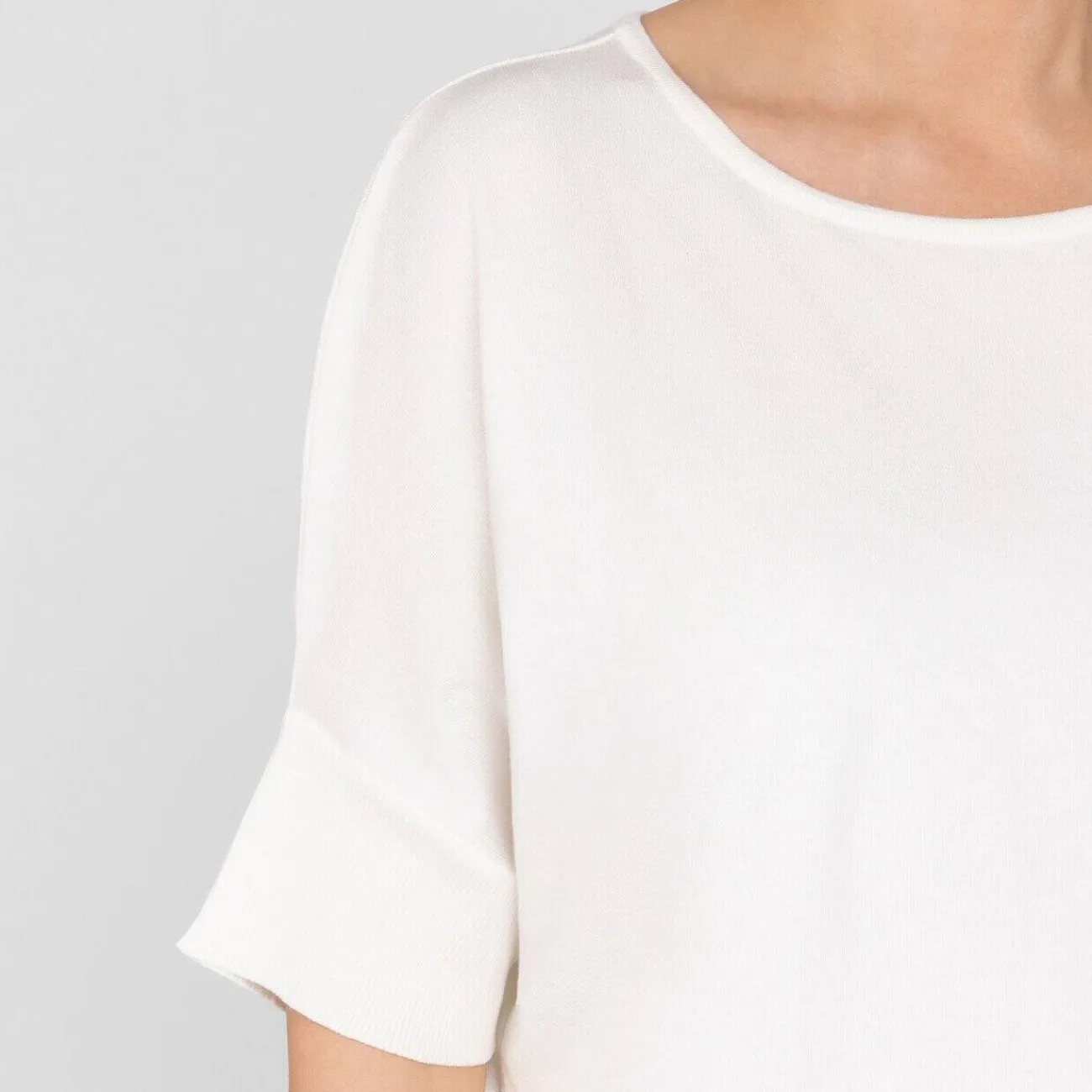 New Verpass Knitted Tunic Off White