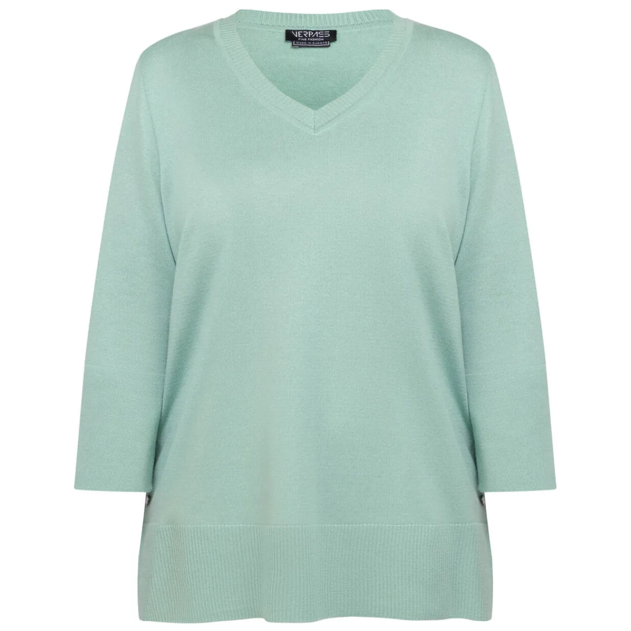 Discount Verpass Knitted Tunic Sage Green