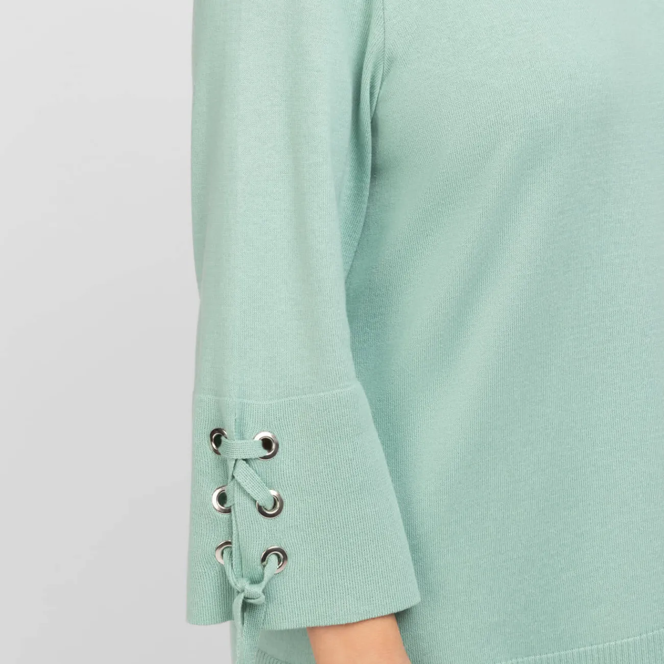 Discount Verpass Knitted Tunic Sage Green