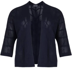 New Verpass Mesh Effect Cardigan Navy