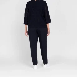 New Verpass Mesh Effect Cardigan Navy