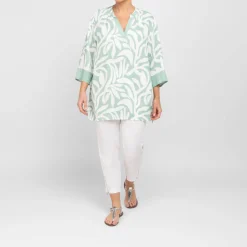 Discount Verpass Pull-On Cropped Trouser White