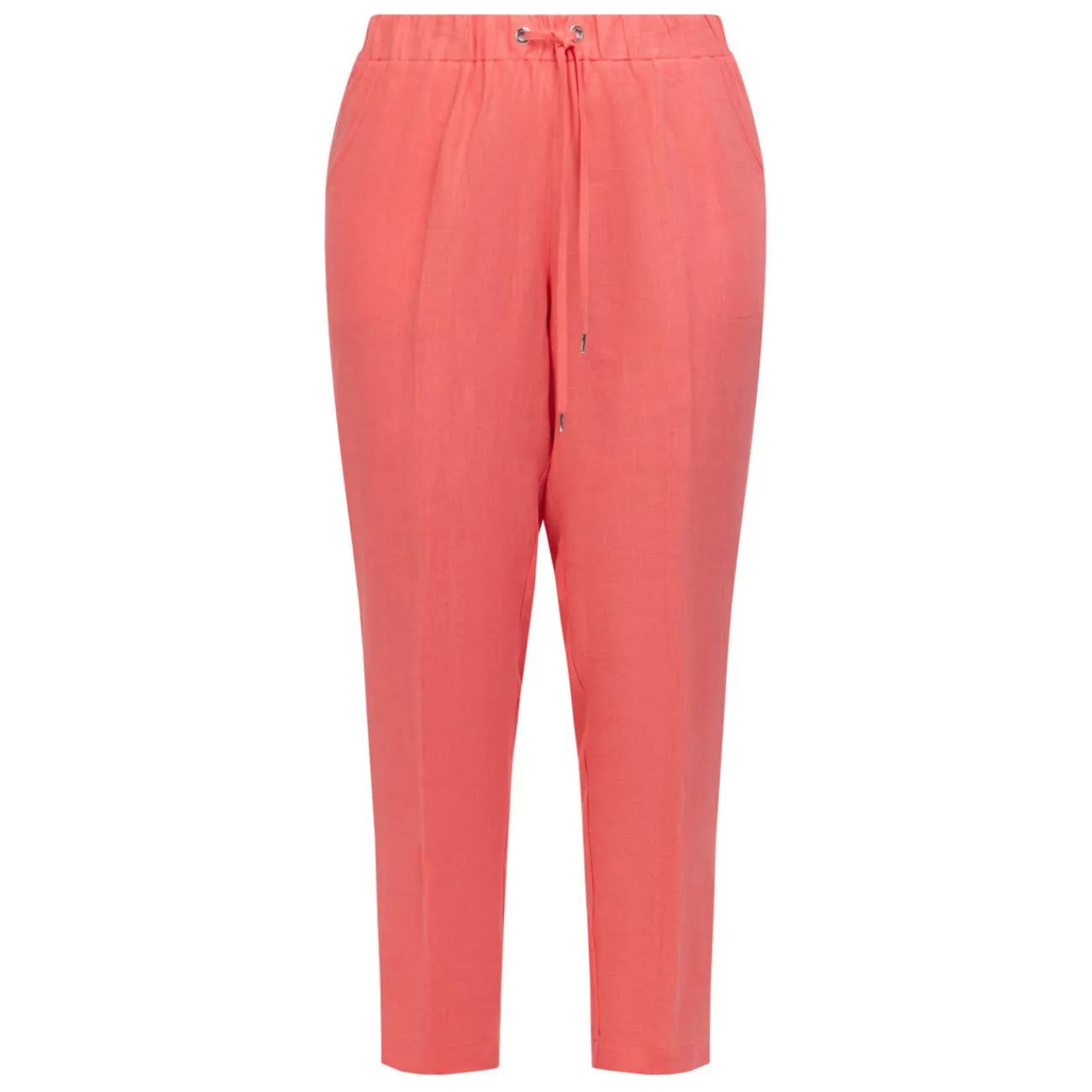 Best Verpass Pull-On Linen Trouser Coral