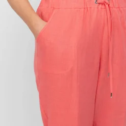 Best Verpass Pull-On Linen Trouser Coral