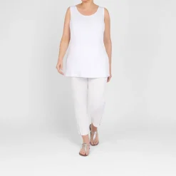 New Verpass Round Neck Vest White