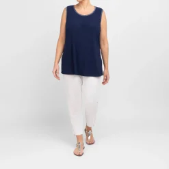 Discount Verpass Twinset Navy with Lurex Trim