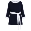 Clearance Yoek Belted Tunic Navy