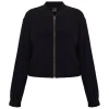 Hot Yoek Bomber Jacket Jersey Black