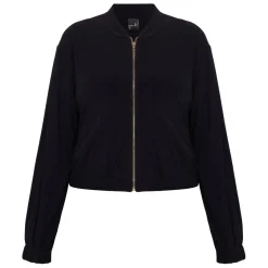 Hot Yoek Bomber Jacket Jersey Black