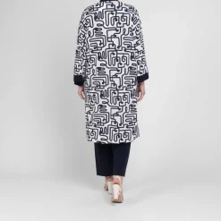 New Yoek Jersey Kimono Navy