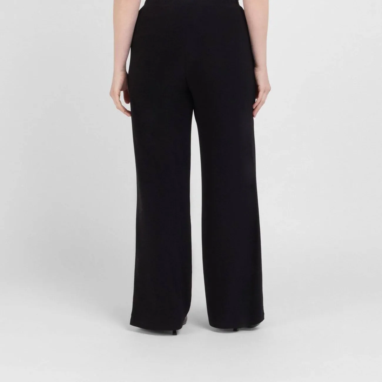 Outlet Yoek Jersey Trousers Black
