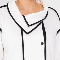 Best Yoek Milano Jersey Jacket Ecru