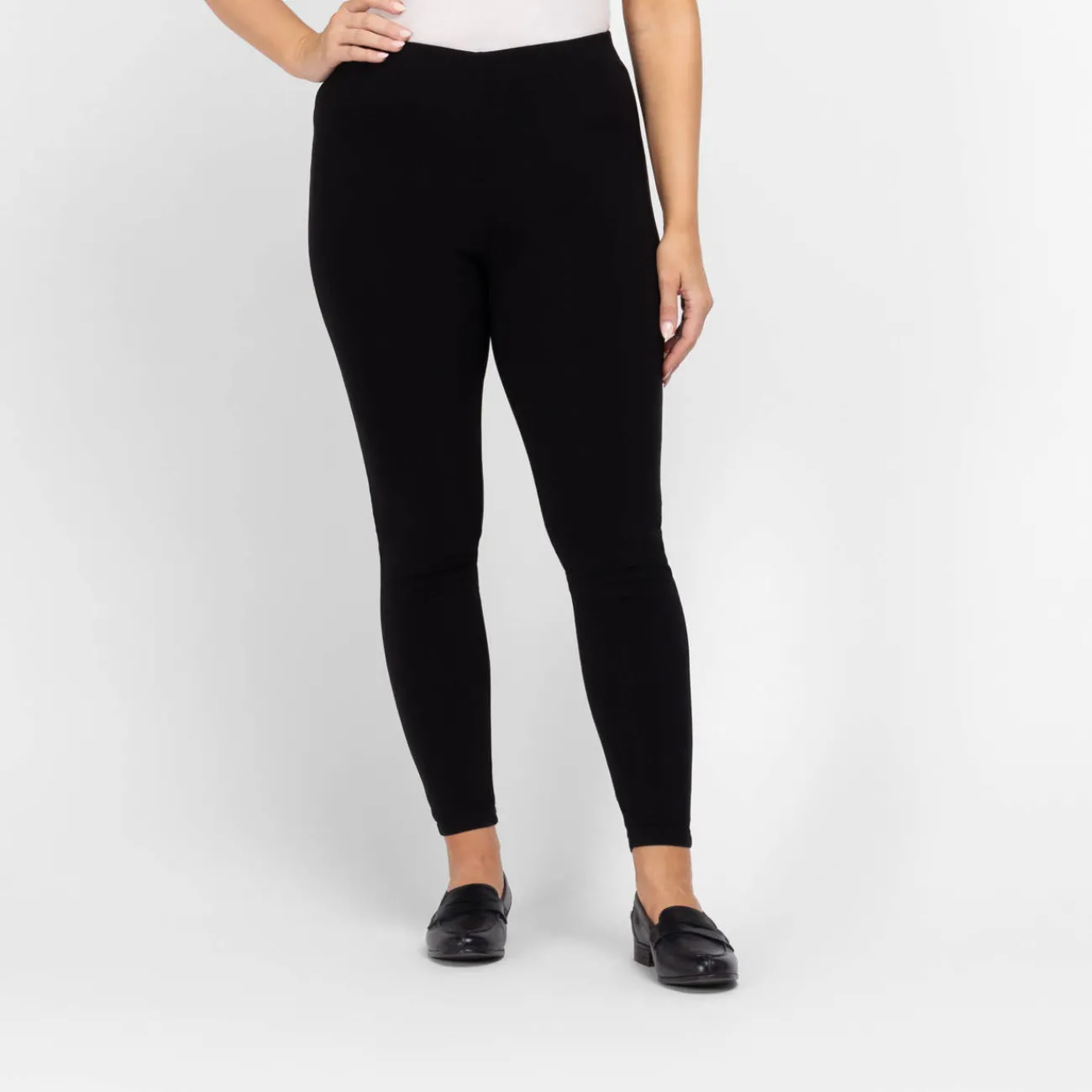 Clearance Yoek Pull On Jersey Legging Black