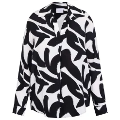 Sale Yoek Tunic Print Black and White