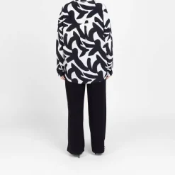 Sale Yoek Tunic Print Black and White